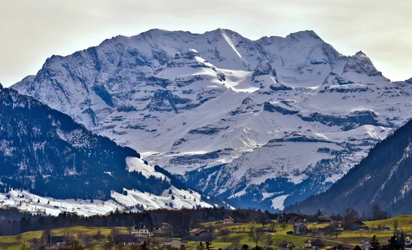 Hermosa Vista Las Montañas Los Alpes — Foto de Stock