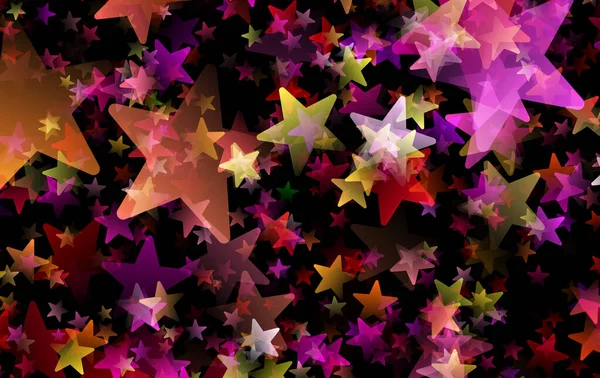 Fundo Abstrato Com Estrelas Confetes — Fotografia de Stock