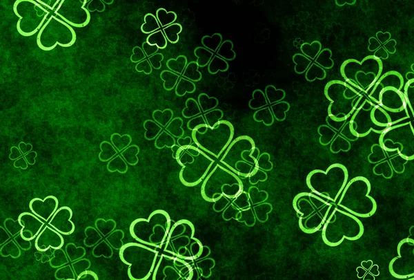 Clover Leaf Background Patrick Day — Stock Photo, Image