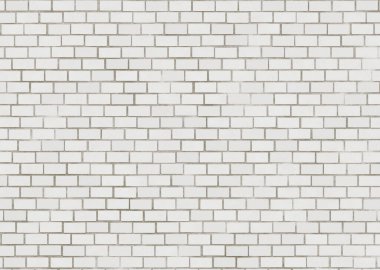 Beyaz tuğla duvar arkaplanı.