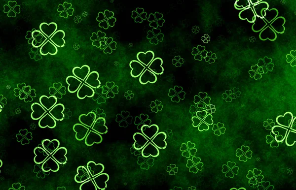 Abstract Background Clover Leaves — Stock Photo, Image