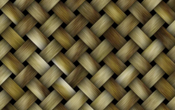 Nahaufnahme Einer Bambusmatte — Stockfoto