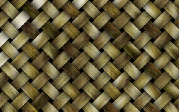 Braunes Holzgewebe Hintergrund Abstrakte Gewebte Natürliche Textur — Stockfoto