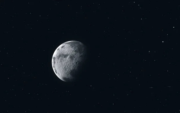 Luna Cielo Nocturno — Foto de Stock