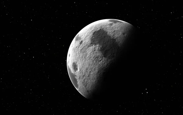Planeta Luna Espacio Lunar — Foto de Stock
