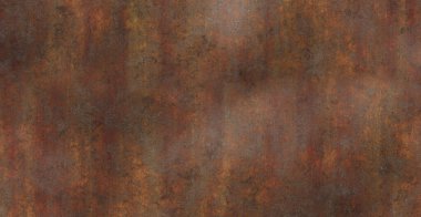Çizik ve çatlaklarla paslı metal doku.