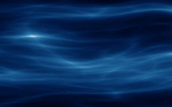 Niebieskie Abstrakcyjne Tło Świecącymi Liniami Falami — Zdjęcie stockowe