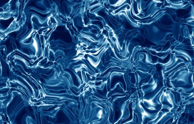 Mavi ve siyah dalgaların soyut arkaplanı