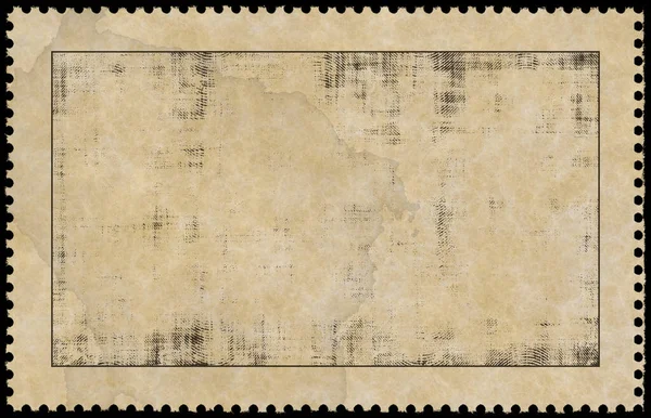 old postage stamp with a large look