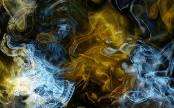 Elvont Füst Fekete Háttérrel — Stock Fotó