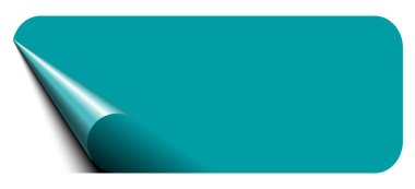 Beyaz arkaplanı olan boş bir kağıdın vektör çizimi