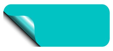 Beyaz arkaplanda gölgesi olan boş kağıt