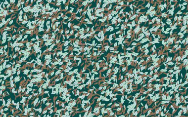 Elle çizilmiş balıkla kusursuz bir desen. vektör illüstrasyonu