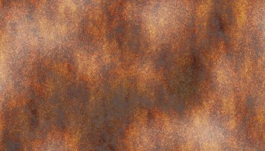 Çizik ve çatlaklarla paslı metal doku.