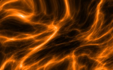 Yıldırım ve ateş ile soyut arkaplan