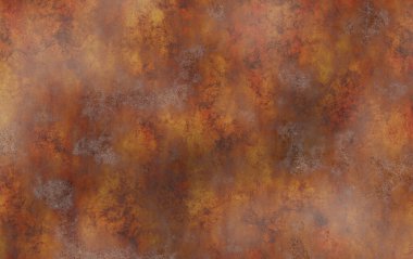 Çizik ve çatlaklarla paslı metal doku.