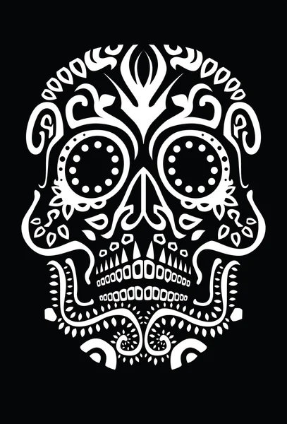 Día del cráneo muerto — Vector de stock