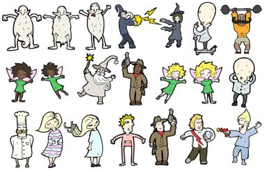 Çizgi film koleksiyonu (raster sürüm)