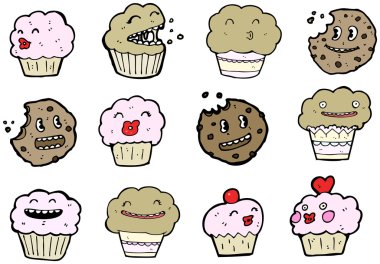 çeşitli karikatür koleksiyonu