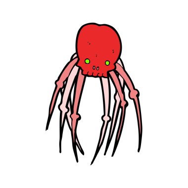 Spooky halloween canavar