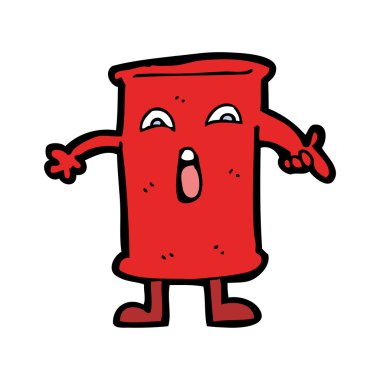 dökme demir pişirme kap karikatür