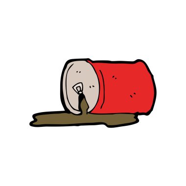 karikatür kola döktü