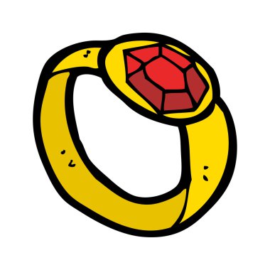 elmas yüzük karikatür