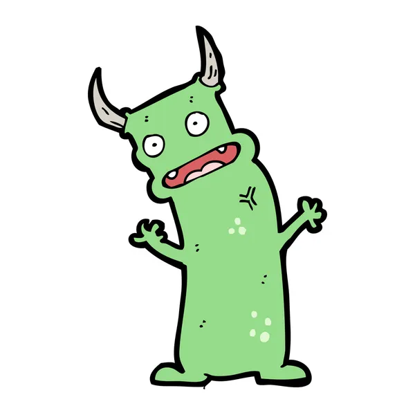 Gek monster cartoon — Stockvector