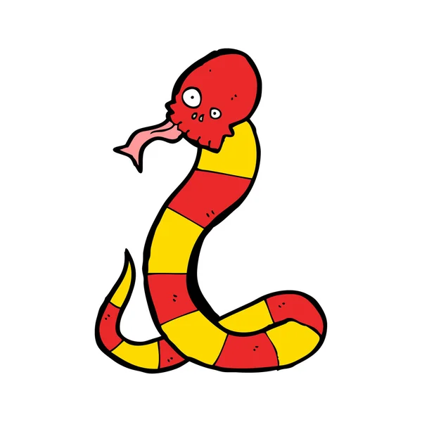 Жуткая змея — стоковый вектор