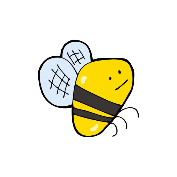 Desenhos animados bumble abelha — Vetor de Stock