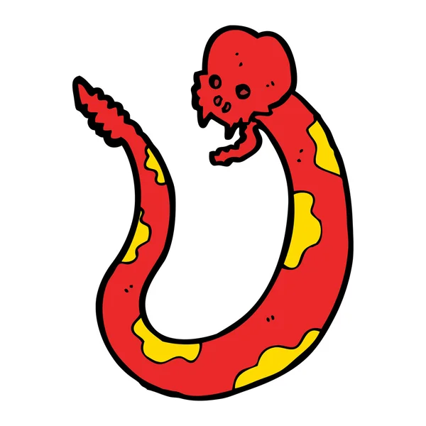 งูพิษการ์ตูน — ภาพเวกเตอร์สต็อก