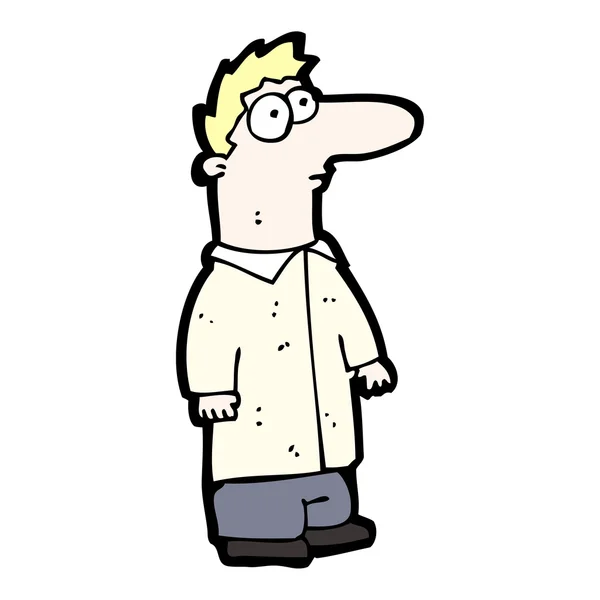 Toespraak man cartoon — Stockvector