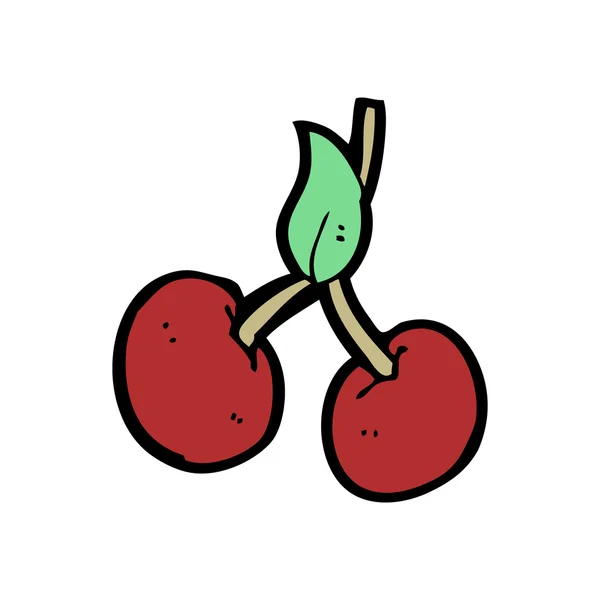 Cerises de bande dessinée — Image vectorielle