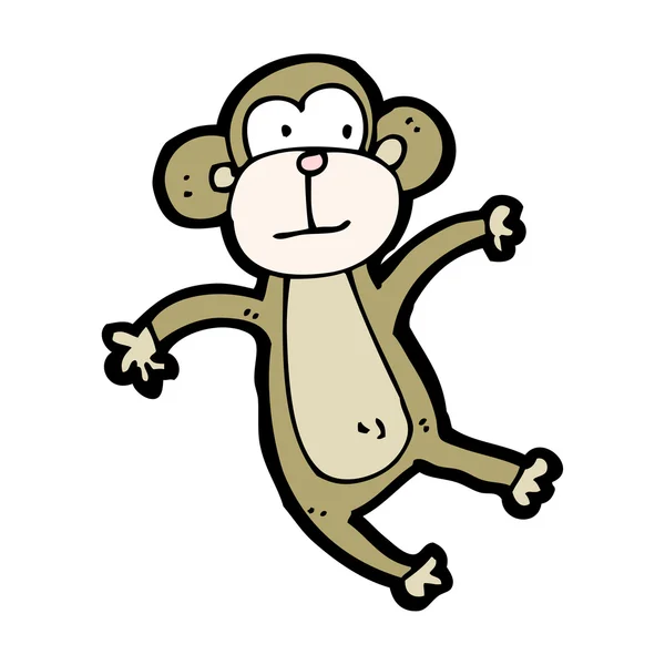 Caricatura de mono — Vector de stock