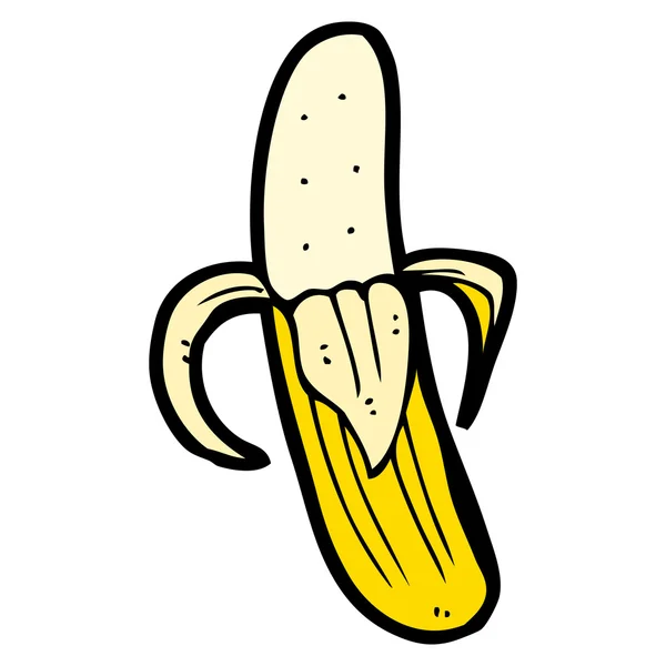 Banano de dibujos animados — Vector de stock