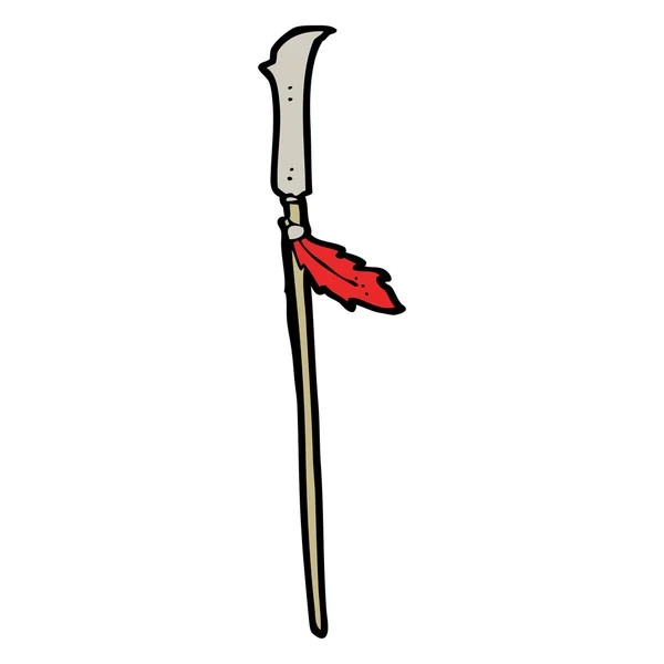 Cartone animato arma medievale — Vettoriale Stock