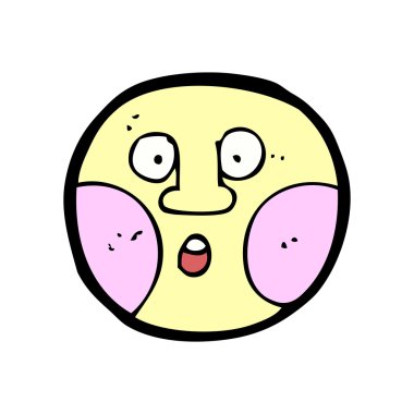 mahcup surat yüz karikatür