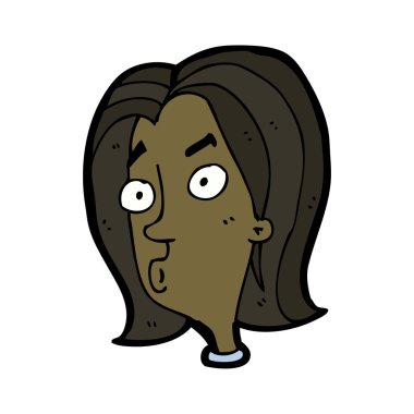 Kadının yüzüne şaşkın ifade ile