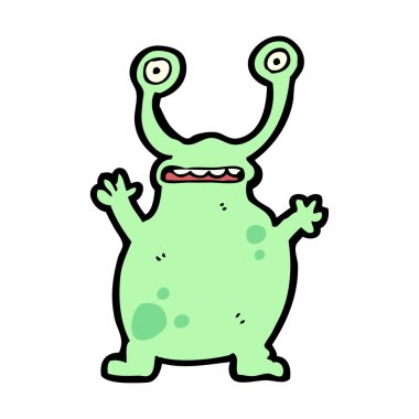 dost uzaylı karikatür