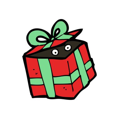Noel hediyesi cartoon
