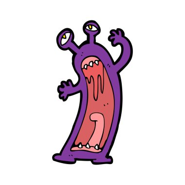 çizgi film korkunç uzaylı