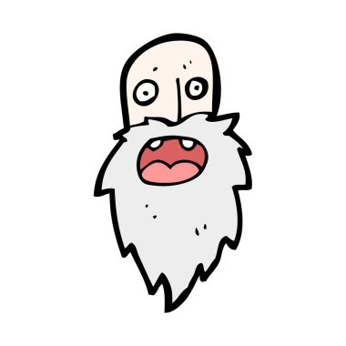 yaşlı adam gasping çizgi film