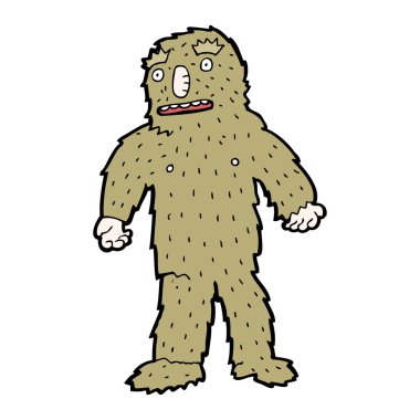 Bigfoot cartoon