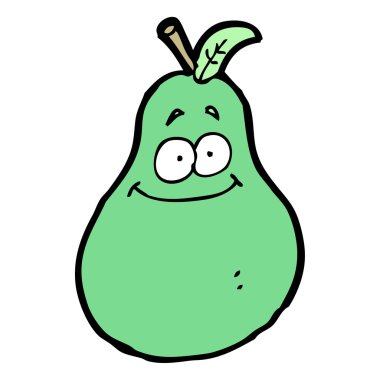 mutlu armut karikatür