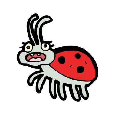 karikatür uğur böceği