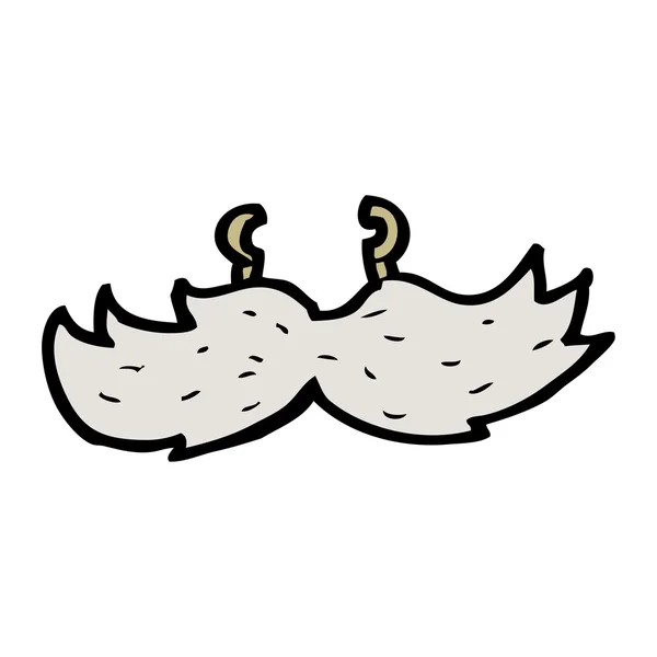 Bigode falso dos desenhos animados — Vetor de Stock