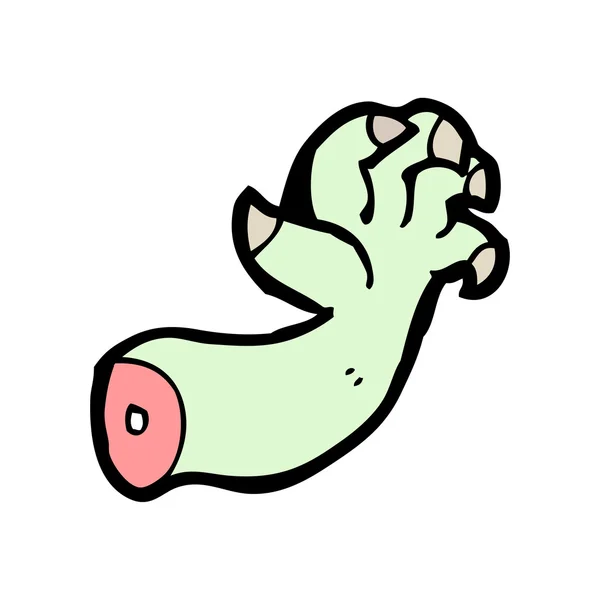 Cartoon monster arm — Stockvector