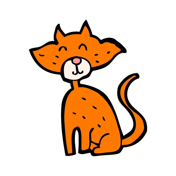 Kot kreskówka imbir — Wektor stockowy