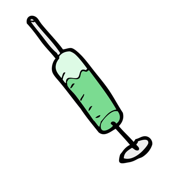 Cartoon injectie — Stockvector