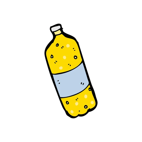 Koolzuurhoudende drank cartoon — Stockvector